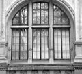 old construction in london englan europe brick wall and window Royalty Free Stock Photo