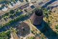 Old constructions of an abandoned factory