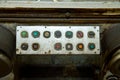 Old control panel Royalty Free Stock Photo