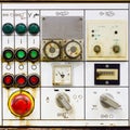 Old control panel Royalty Free Stock Photo