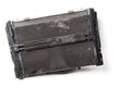 The old cooling radiator is a metal heat exchanger inside filled with antifreeze. Repair in the workshop. Parts Catalog