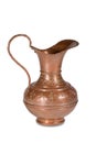 Old copper jug Royalty Free Stock Photo