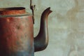 Old copper kettle Royalty Free Stock Photo