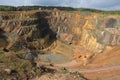 Old copper mine in Falun in Sweden. Royalty Free Stock Photo