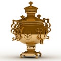 Old copper samovar Royalty Free Stock Photo