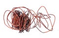 Old copper wire recyclable materials Royalty Free Stock Photo