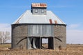 Old corn silo or corn crib Royalty Free Stock Photo