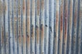 Old correlated metal sheet Royalty Free Stock Photo