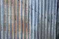 Old correlated metal sheet Royalty Free Stock Photo
