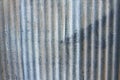 Old correlated metal sheet Royalty Free Stock Photo