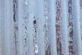 Old correlated metal sheet Royalty Free Stock Photo