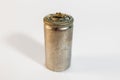 Old Corroded Battery from Rechargeable Ce Royalty Free Stock Photo