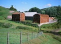 Old Corrugated-iron Farm Buildings in England