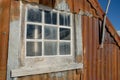 Old corrugated iron hut Royalty Free Stock Photo