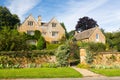 Old cotswold stone house in Ilmington Royalty Free Stock Photo