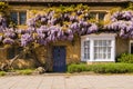 Old cottage entrance door Royalty Free Stock Photo