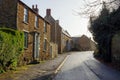 Old cottages in village in england uk Royalty Free Stock Photo