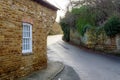 Old cottages in village in england uk Royalty Free Stock Photo