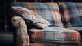 Vintage Flannel Couch: Capturing The Rustic Charm Of A Timeless Piece