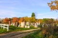 Old country cemetery