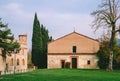 Old country church in the hillside of Bologna Royalty Free Stock Photo