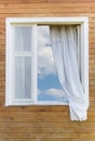 Old country-style window Royalty Free Stock Photo