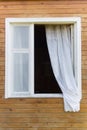 Old country-style window Royalty Free Stock Photo