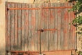 Old country wooden door