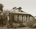 Old country wooden house Royalty Free Stock Photo