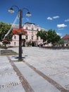 Old County hall in Liptovsky Mikulas Royalty Free Stock Photo