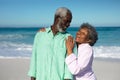 Old couple enjoying free time Royalty Free Stock Photo