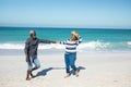 Old couple enjoying free time Royalty Free Stock Photo