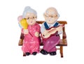 Old couple toy Royalty Free Stock Photo