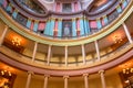 Old court house Rumbold`s dome in the courthouse is wrought and cast iron with a copper exterior. April 2 Royalty Free Stock Photo