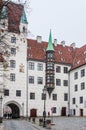Old Court in Munich, Germany. The Court is the former residence of Louis IV, Royalty Free Stock Photo