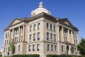 Old courthouse in Lincoln, Logan County Royalty Free Stock Photo