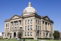 Old courthouse in Lincoln, Logan County Royalty Free Stock Photo