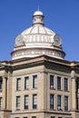 Old courthouse in Lincoln, Logan County Royalty Free Stock Photo