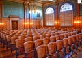 Old Courtroom Spectator Seating Royalty Free Stock Photo