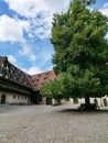 Old courtyard (Alte Hofhaltung) at the Historical Museum Bamberg, Germany