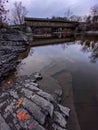 Old covered bridge in Rosendale New York