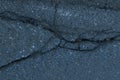 Old cracked asphalt surface. Background or texture Royalty Free Stock Photo