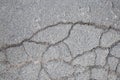 Old cracked asphalt texture or background Royalty Free Stock Photo