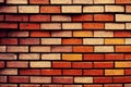 old cracked brick wall texture background. Royalty Free Stock Photo