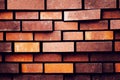 old cracked brick wall texture background. Royalty Free Stock Photo