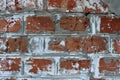 Abstract old cracked brick wall background Royalty Free Stock Photo