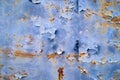 Old cracked brown paint on a door with white gaps. texture, background. copy space Royalty Free Stock Photo