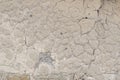 Old cracked clay wall, natural background, graphic resource