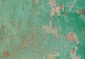 Old cracked paint. Iron surface. Rust. Rust texture. Rusty metal wall. Royalty Free Stock Photo