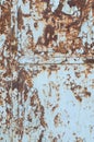 Old cracked paint. Rusty metal surface. Rusty steel. Vintage. Royalty Free Stock Photo